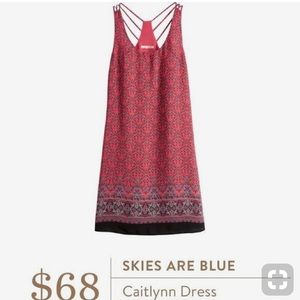 Skies are blue dress